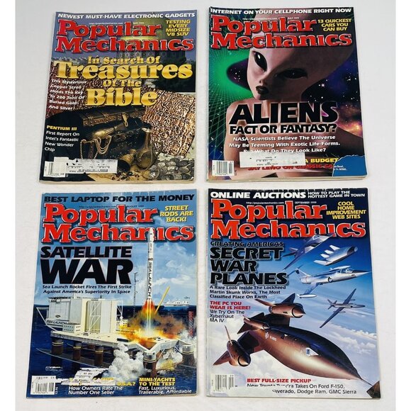 11 Issues 1999 (Missing June) POPULAR MECHANICS Magazine Aliens Bionics Jay Leno - Picture 5 of 8